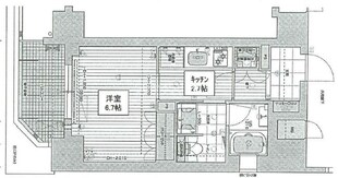 本町駅 徒歩5分 9階の物件間取画像